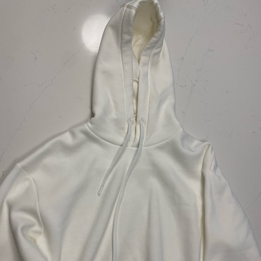 Zara White Hoodie